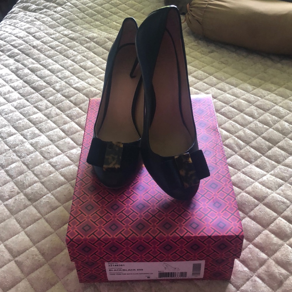 Tory Burch 100MM Pump Matte Glove Napa/Soho